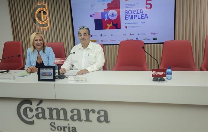 Yolanda de Gregorio y Alberto Santamaría presentan la V Feria de Empleo, Emprendimiento e Innovación #SoriaEmplea