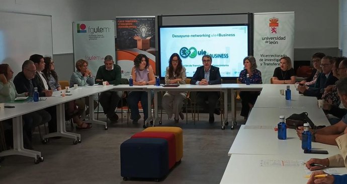 Primer encuentro de ule4Business, iniciativa impulsada por la Universidad de León para establecer nuevas vías de colaboración con la empresa.