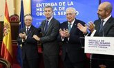 Foto: Vivas e Imbroda reciben la Medalla de Oro del Senado: "Ceuta no se vende, Ceuta se defiende, Ceuta es España"
