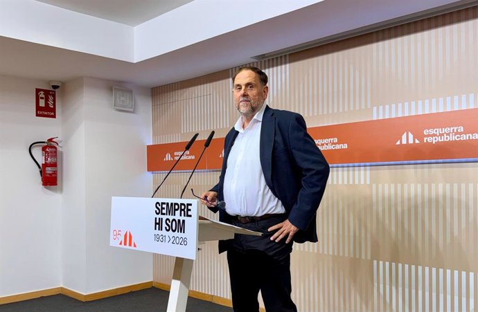 El líder d'ERC, Oriol Junqueras