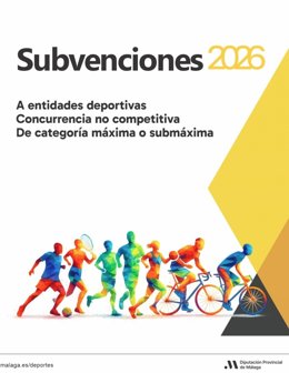 Cartel de las ayudas de Diputación a clubes deportivos de la provincia