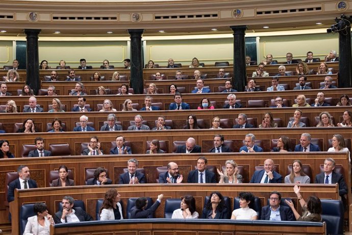 Diputados durante una sesión plenaria.