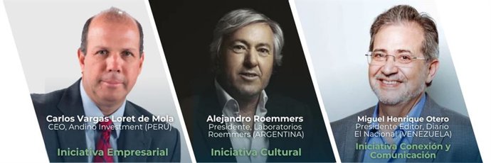Premiados de la II edición de los premios "Madrid, capital Iberoamérica"