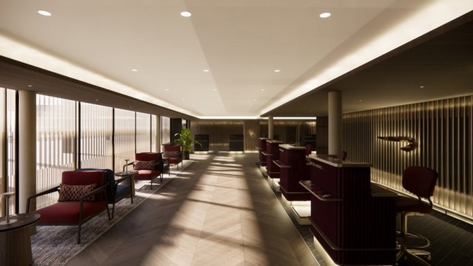 Nueva sala VIP en la Terminal 5 en el aeropuerto de Heathrow de British Airways.