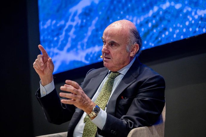 Archivo - El vicepresidente del Banco Central Europea, Luis de Guindos.