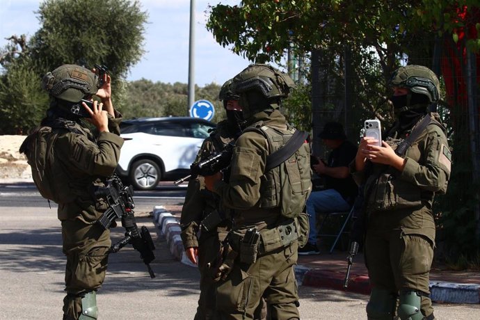 Imagen de archivo de militares israelíes en Cisjordania. 