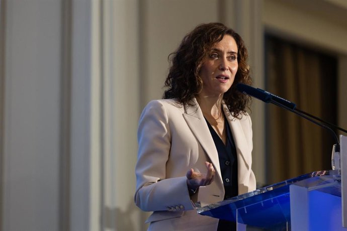 La presidenta de la Comunidad de Madrid,  Isabel Díaz Ayuso