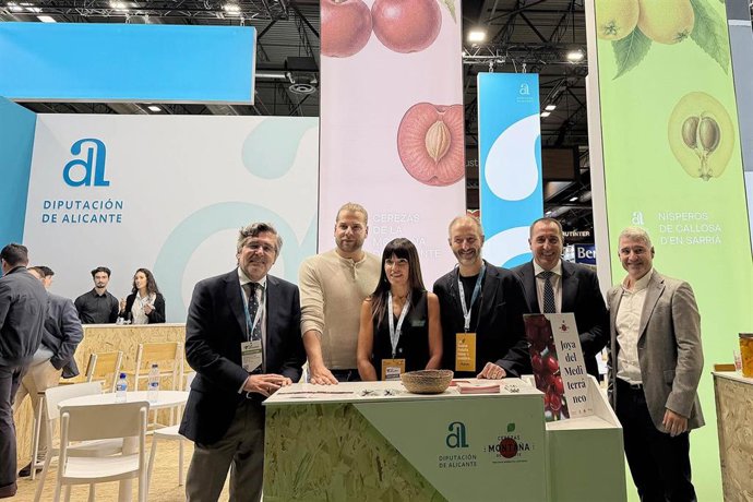 La Diputación de Alicante exhibe en Fruit Attraction la "riqueza hortofrutícola" de la provincia