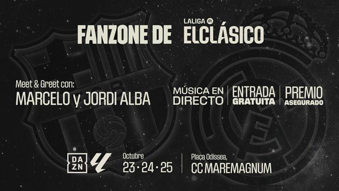 Actividades de la Fan Zone de LaLiga y DAZN previas a El Clásico de Barcelona