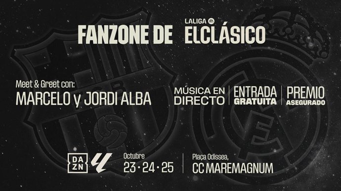 Actividades de la Fan Zone de LaLiga y DAZN previas a El Clásico de Barcelona
