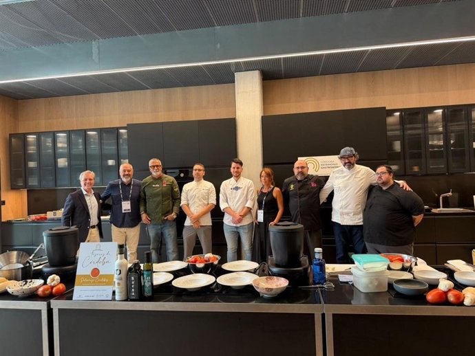 Asistentes a la segunda semifinal del I Concurso Internacional de Salmorejo Cordobés, que ha tenido lugar en el marco de la feria San Sebastián Gastronomika.