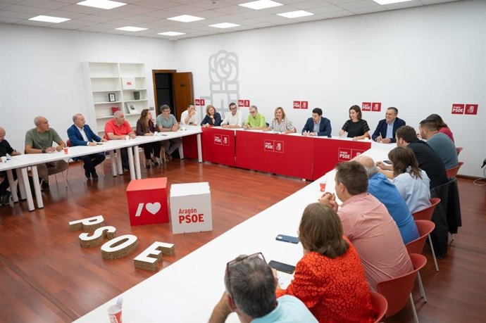 Ejecutiva Regional del PSOE Aragón.
