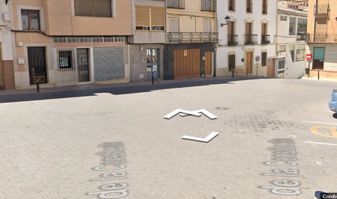 Punto del siniestro en Bélmez de la Moraleda (Jaén)