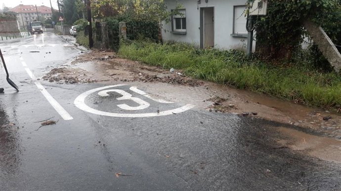 Incidencias no Concello de Sanxenxo debido ao temporal.