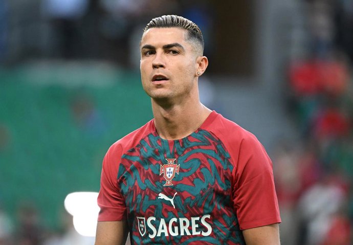 24 September 2026, Portugal, Lisbon: Portugal's Cristiano Ronaldo warms up before the UEFA Nations League, League A soccer match between Portugal and Wales at the Jose Alvalade Stadium. Photo: Zed Jameson/PA Wire/dpa