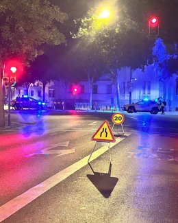 Cortan la avenida Gabriel Alomar de Palma en sentido Paseo Marítimo por un socavón.