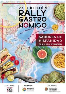 Valladolid celebra la segunda edición del Rally Gastronómico 'Sabores de Hispanidad' con 22 tapas del 8 al 12 de octubre.