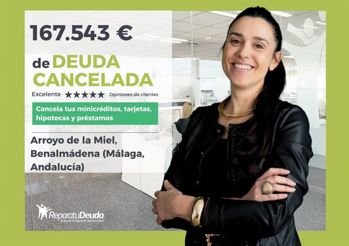 Repara tu Deuda exonera 167.543 € a un hombre en Arroyo de la Miel, Benalmádena (Málaga, Andalucía)