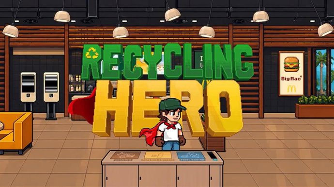 McDonald's impulsa el reciclaje a través de su videojuego 'Recycling Hero', que enseña a separar los residuos