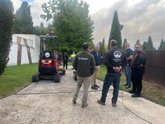 Foto: Comienzan los trabajos en la fosa común del cementerio de Cáceres para la exhumación de víctimas del franquismo