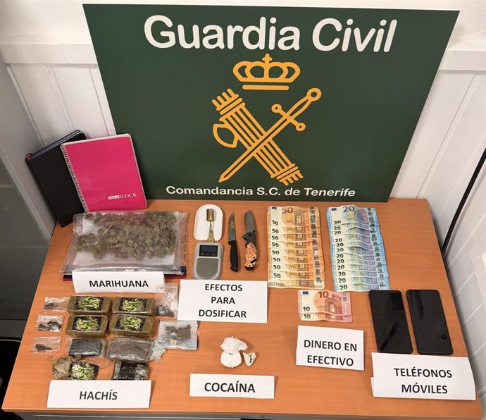 Sucesos.-Desactivan un punto de venta de sustancias estupefacientes muy activo en Breña Baja, en La Palma