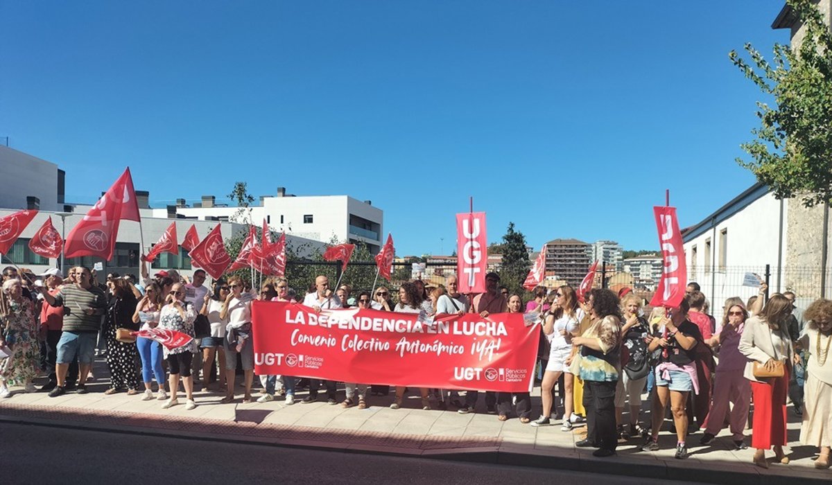 UGT inicia en Cantabria una campaña nacional por la dignidad laboral en la atención a la dependencia