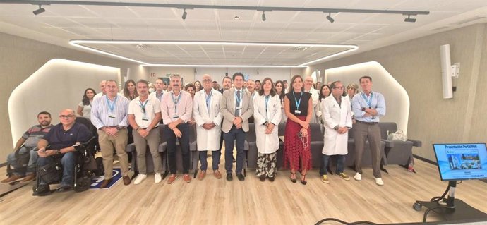 Presentación web Hospital Regional de Málaga.