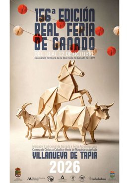 Cartel de 156 edición de su Real Feria de Ganado