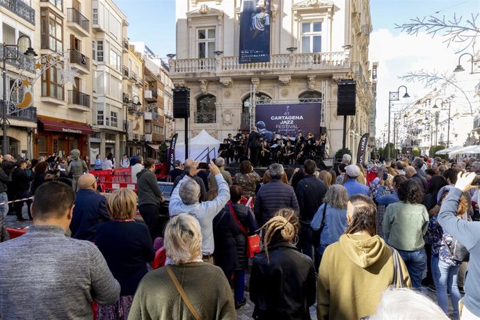 Archivo - Actuación de la Big Band del Conservatorio de Cartagena