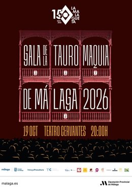 Cartel de la Gala de la Tauromaquia