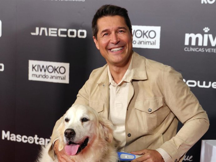 Jaime Cantizano y su mascota Luna