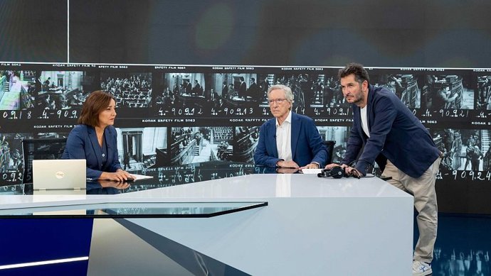 Carlos Del Amor Con Pepa Bueno E Iñaki Gabilondo