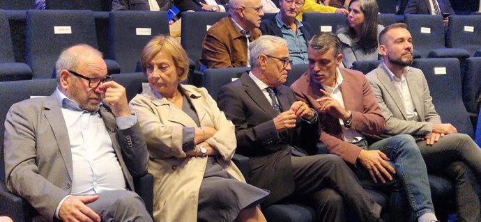 El viceconsejero de Industria, Juan Carlos Campo en un acto de Femetal en Avilés.