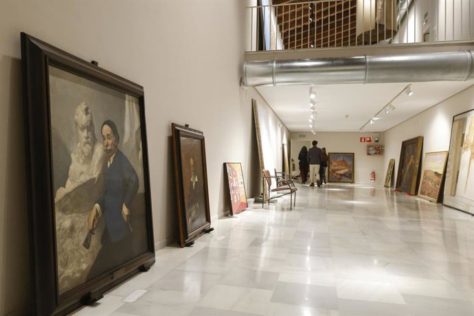 Archivo - Arxiu - Preparatius per a acollir els quadres de Sorolla de la Hispanic Society of America, en el Museu de la Ciutat, a 23 de febrer del 2026, a València, Comunitat Valenciana (Espanya). 