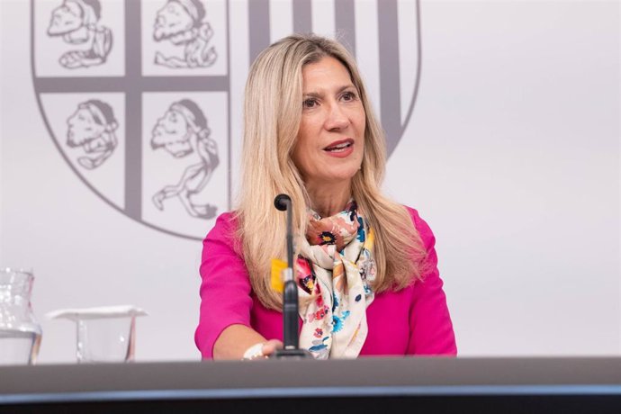 La vicepresidenta del Gobierno de Aragón, Mar Vaquero.