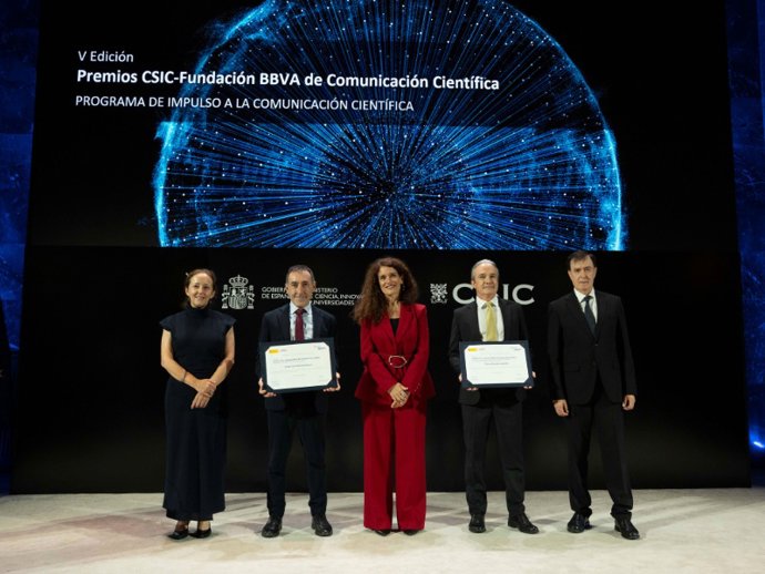 Josep Corbella y Carlos Briones, Premios CSIC-Fundación BBVA de Comunicación Científica
