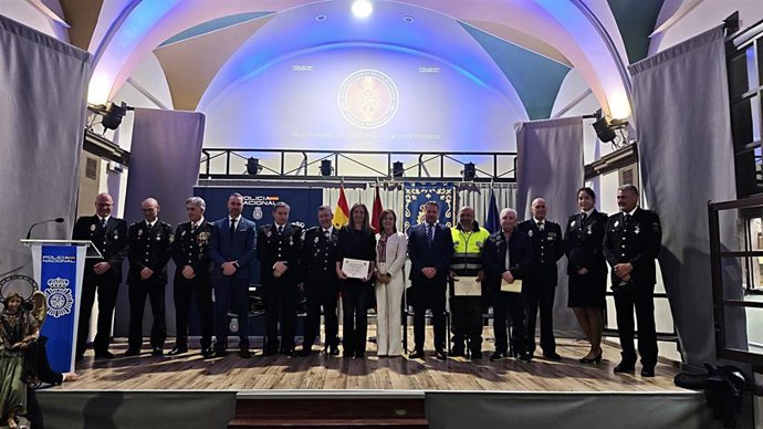 La Policía Nacional celebra su festividad en Tudela.
