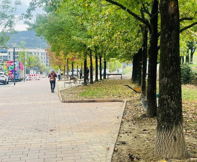 Parque de Bizkotxalde en Basauri (Bizkaia)