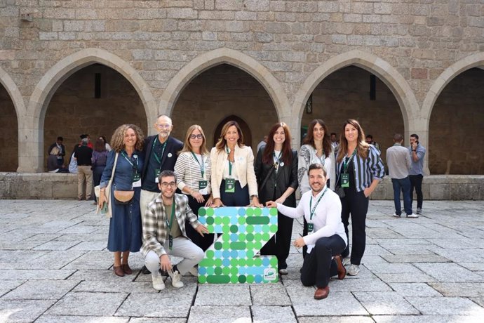 La alcaldesa de Zaragoza, Natalia Chueca, y las consejeras municipales de Medio Ambiente y Movilidad, Tatiana Gaudes, y de Hacienda y Fondos Europeos, Blanca Solans, defenderán en Guimarães (Portugal), la candidatura a Capital Verde Europea 2026