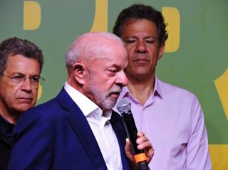 Luiz Inácio Lula da Silva, presidente de Brasil.