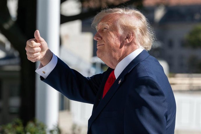 El presidente de Estados Unidos, Donald Trump, en la Casa Blanca (archivo)