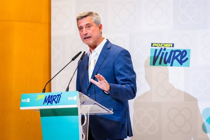 El presidente de Junts en el Ayuntamiento de Barcelona y candidato a las municipales de 2027, Jordi Martí.