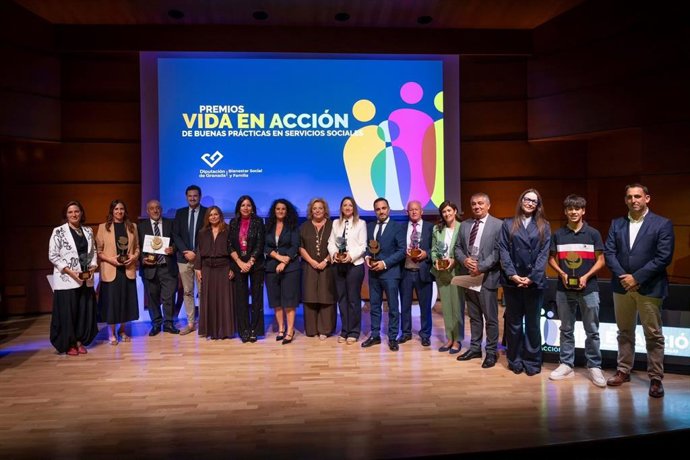 Diputación reconoce con los Premios ‘Vida en Acción’ el compromiso de municipios, entidades y profesionales que hacen de Granada una provincia más social
