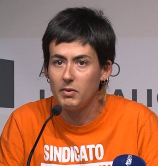 La portavoz del Sindicato de Inquilinas, Alicia del Río.
