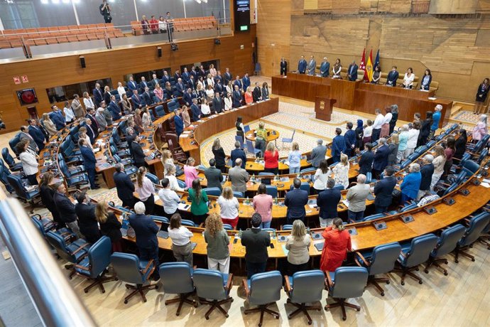 Pleno en la Asamblea de Madrid, a 1 de octubre de 2026, en Madrid (España).