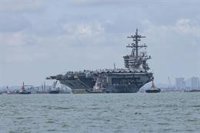 El portaaeronaves 'USS Abraham Lincoln' regresa a EEUU tras cerca de diez meses de despliegue en Oriente Próximo