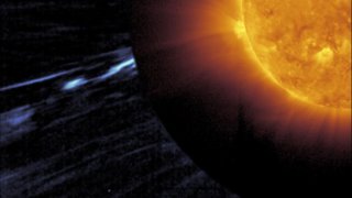 ESA y NASA/Solar Orbiter/EUI y equipos Metis y D. Telloni et al.