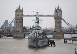 Imagen de archivo de un barco de la Marina Real de Reino Unido.