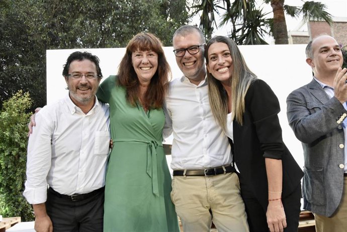 Archivo - (I-D) Isidre Gavín, Marta Madrenas,  Josep Maria Cruset y Míriam Nogueras