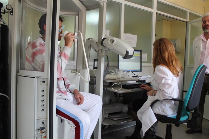 Archivo - Imagen de recurso de una espirometría.